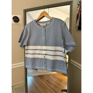 BECHAMEL Button Down Striped Cardigan NWT‎ Medium Retail 40